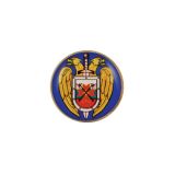 20 09 0098 Значок мет. Президентский полк ФСО (мал., круглый, смола, на пимсе)