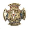 20 05 0040 Значок мет. 80 лет Государственному пожарному надзору (1927-2007) с накладным орлом МЧС