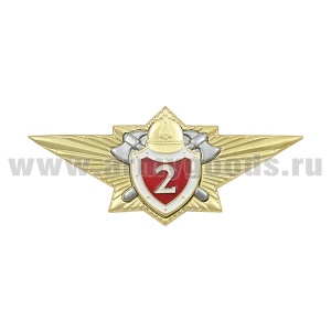 20 05 0062 Значок мет. Классность МЧС 2 класс